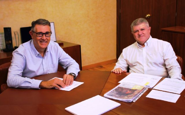 El presidente de la CHS mantiene una primera reunión de trabajo con el alcalde de Calasparra - 1, Foto 1