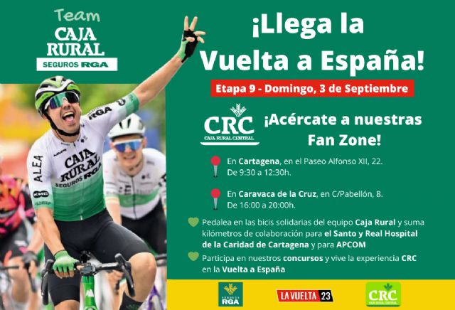 Vuelve a la Vuelta Ciclista la Fan Zone Solidaria de CRC y del equipo Caja Rural - Seguros RGA - 3, Foto 3