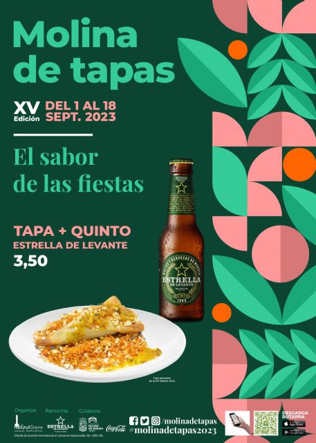 La Ruta MOLINA DE TAPAS 2023 arranca el viernes 1 de septiembre bajo el lema El sabor de las fiestas - 1, Foto 1