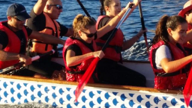 Club Náutico de Águilas en apoyo a la lucha Contra el Cáncer de Mama, con el evento de Dragón Boat en el programa Octubre Joven - 5, Foto 5