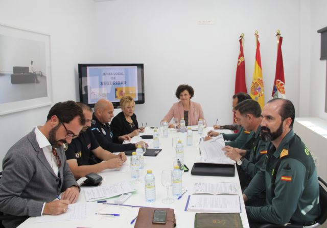 La Secretaria General de la Delegación del Gobierno y la Alcaldesa presiden la Junta Local de Seguridad de Puerto Lumbreras - 1, Foto 1