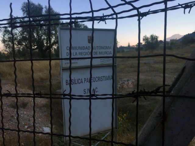 Cs exige la ejecución inmediata de la partida presupuestaria de 2016 para la recuperación del entorno de la Basílica de Algezares - 1, Foto 1