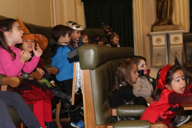 Alumnos del Colegio Nuestra Señora de la Asunción visitan el Ayuntamiento de Jumilla - 4, Foto 4