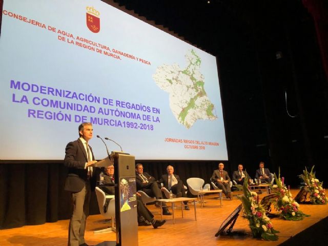 La Región de Murcia reclama en Aragón que el Estado culmine el Plan Nacional de Regadíos - 2, Foto 2
