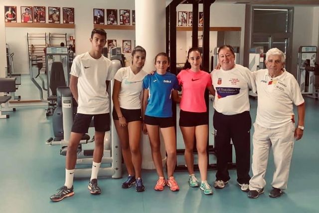 Los marchadores cehegineros trabajaron en Cieza - 1, Foto 1