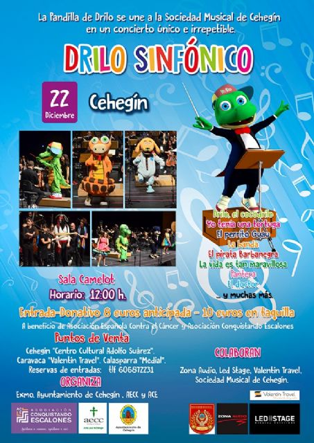 La Sociedad Musical de Cehegín se une a La Pandilla de Drilo en un concierto único e irrepetible - 1, Foto 1