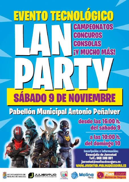 El evento tecnológico MOLINA LAN PARTY 2019 se celebra el sábado 9 de noviembre en el Pabellón Antonio Peñalver - 1, Foto 1