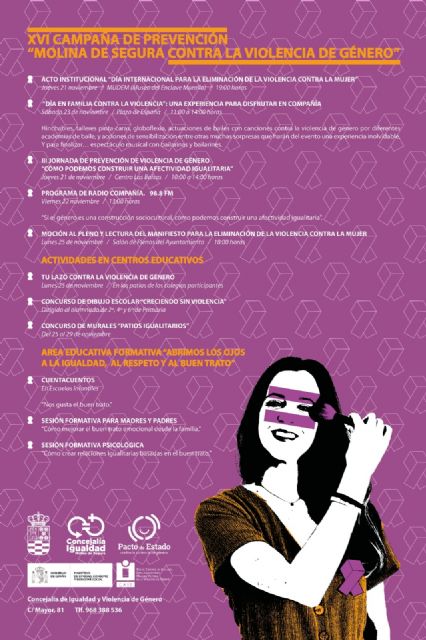 El Ayuntamiento de Molina de Segura pone en marcha el XVI Programa de Prevención de Violencia de Género 2019 - 1, Foto 1
