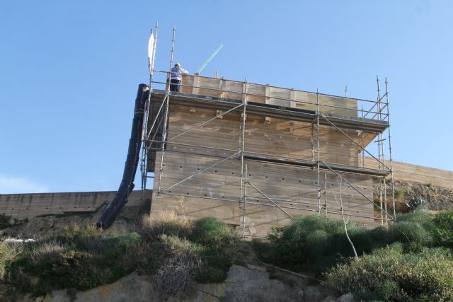 El Ayuntamiento de Puerto Lumbreras acomete las obras de la torre 3 del Castillo de Nogalte - 1, Foto 1