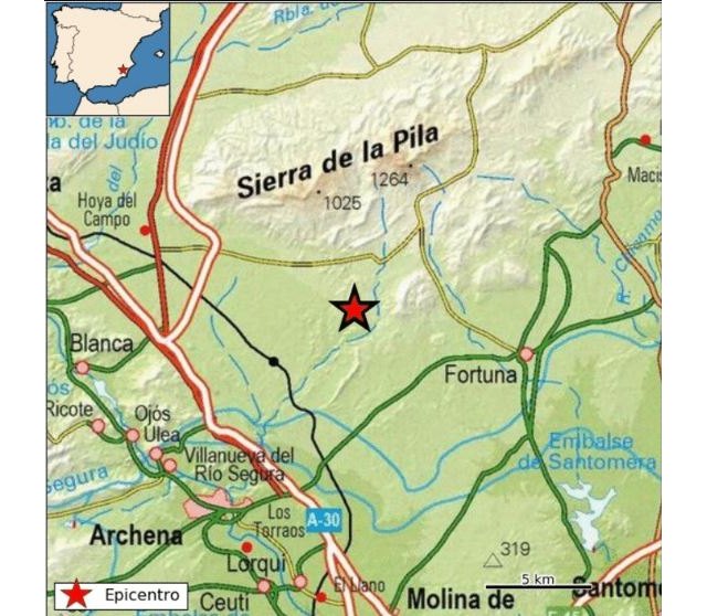 Nuevo sismo de magnitud 2.5 y epicentro al oeste de Fortuna - 1, Foto 1