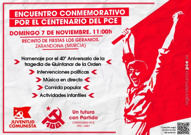 EL PCE en la Región de Murcia celebrará el centenario del PCE el próximo 7 de Noviembre - 1, Foto 1