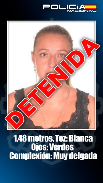 Detenida en Ecuador una fugitiva incluida en la lista de los más buscados por la Policía Nacional y EUROPOL - 1, Foto 1