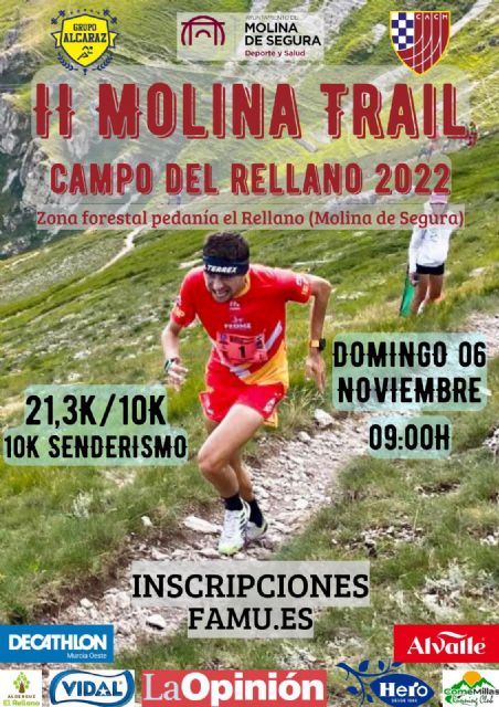 La segunda edición del Molina Trail Campo del Rellano 2022 se celebra el domingo 6 de noviembre - 1, Foto 1