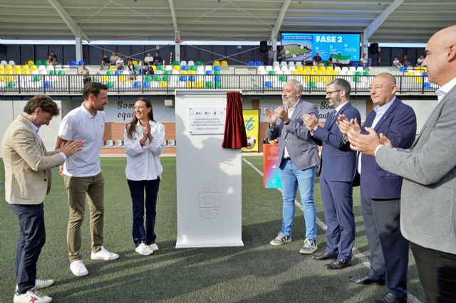 Santomera estrena el graderío cubierto de su campo de fútbol - 1, Foto 1