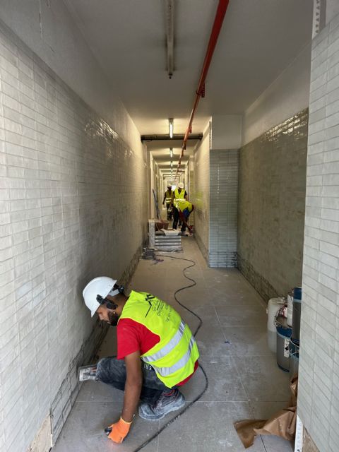 Visita obras proyecto lanzadera de sostenibilidad Pabellón Luis Manzanares de Torre Pacheco - 2, Foto 2