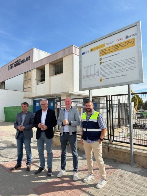 Visita obras proyecto lanzadera de sostenibilidad Pabellón Luis Manzanares de Torre Pacheco - 3, Foto 3