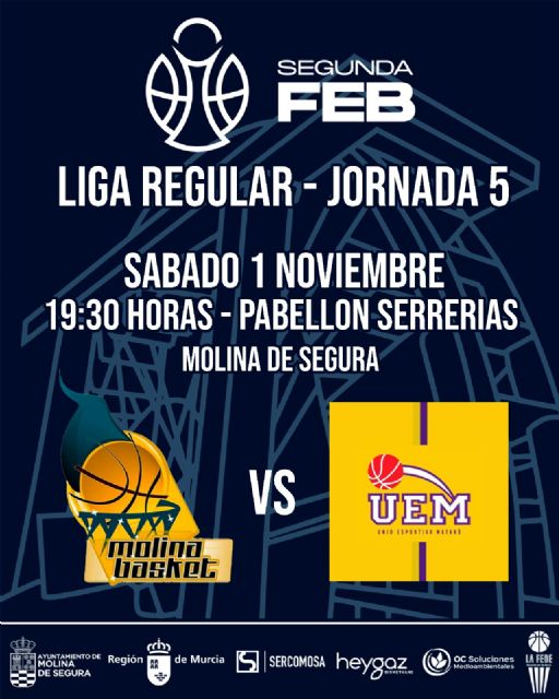 Ciudad Molina Basket y Homs UE Mataró pelearán por la primera alegría del curso - 1, Foto 1