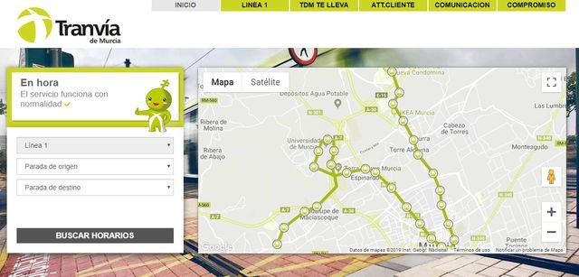 Tranvía de Murcia estrena mañana nuevos horarios para mejorar el servicio - 1, Foto 1