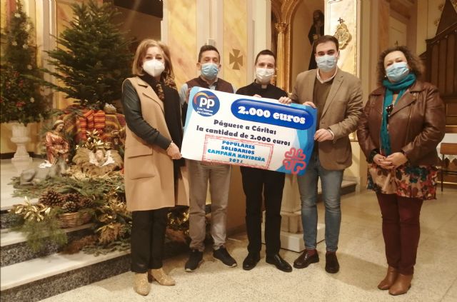 Populares solidarios en Las Torres de Cotillas con la labor de Cáritas - 1, Foto 1