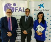 Afal recibe de CaixaBank una subvencin de 3.000 euros para la renovacin de equipos informticos