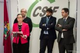 La alcaldesa defiende la estabilidad del empleo publico en la inauguracion de la nueva sede del CSIF en Cartagena