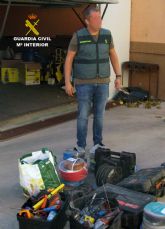 La Guardia Civil esclarece en San Pedro del Pinatar una decena de robos en vehículos