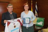 La Federacin de Ftbol dona cuatro desfibriladores al Ayuntamiento de Jumilla