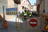 Continúan las obras de arreglo de las calzadas adoquinadas en distintas calles del centro histórico de la ciudad