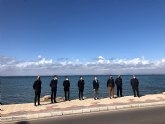 Empiezan los trabajos de planificacin de la Meta de la Vuelta 2021  en La Manga del Mar Menor