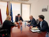El Gobierno regional, COEC y la Cámara de Comercio reclaman al Ministerio avances en el FEVE y en la línea ferroviaria Cartagena-Albacete