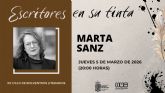 La gran Marta Sanz protagoniza el siguiente encuentro de Escritores en su tinta, el pr�ximo 5 de marzo en Molina de Segura