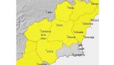 Meteorologa amplia para hoy aviso de fenmenos adversos nivel AMARILLO de TORMENTAS a las zonas del Valle del Guadalentn, Lorca y guilas