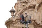 Huermur denuncia la nueva cada de cascotes de la Catedral de Murcia
