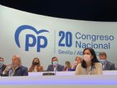 Rebeca Pérez forma parte de la mesa del XX Congreso Nacional del Partido Popular
