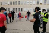 Alumnos del IES Mediterrneo practican rugby a travs del programa ADE con el C.R.U. Cartagena