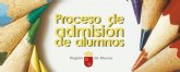 La apertura del plazo de admisin de alumnos en los colegios e institutos de Totana para el curso 2022/2023 finaliza el prximo lunes 4 de abril