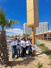 Cuatro organizaciones celebran la implantacin de torres para vencejos en La Manga