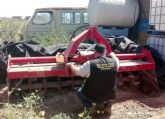 La Guardia Civil esclarece la sustracción de herramientas agrícolas valoradas en cerca de 50.000 euros