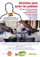 LorcaBiciudad invita a donar bicicletas en Lorca para quien las necesita