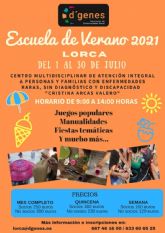 DGenes oferta en Lorca una Escuela de verano durante el mes de julio