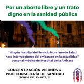 Asociacin Feminista Obrera: 'Por un aborto seguro, libre y gratuito en la sanidad pblica'