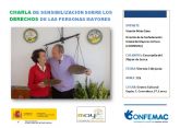 La Concejala de Poltica del Mayor de Lorca organiza junto a CONFEMAC una charla de sensibilizacin sobre los derechos de las personas mayores