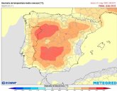 Mayo de 2022: el más caluroso jamás registrado en España