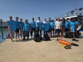 Cerca de 2.000 kilos de basura son retirados del mar en el marco de la IV edicin de Macro Limpieza de Fondos Marinos de la Regin