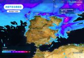 Meteored confirma el descenso t�rmico y m�s tormentas fuertes para esta semana en Espana
