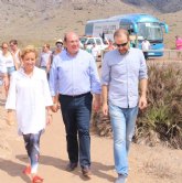 Pedro Antonio Snchez: 'El sistema de accesos en autobs ha protegido Calblanque de la entrada de ms de 45.000 vehculos este verano'