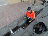 Limpieza de imbornales, canalizaciones y rejas de la red de drenaje del casco urbano