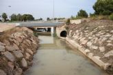 La CHS ha finalizado la ampliación de la capacidad de drenaje del canal D-7 en Los Alcázares