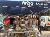 Los aguileños se vuelcan con la recogida de material escolar organizada por NNGG guilas