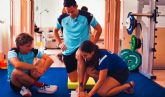 El CAR Regi�n de Murcia impulsa la recuperaci�n de Sergio L�pez Barranco, que vuelve a entrenar en pista a los cuatro meses de su lesi�n